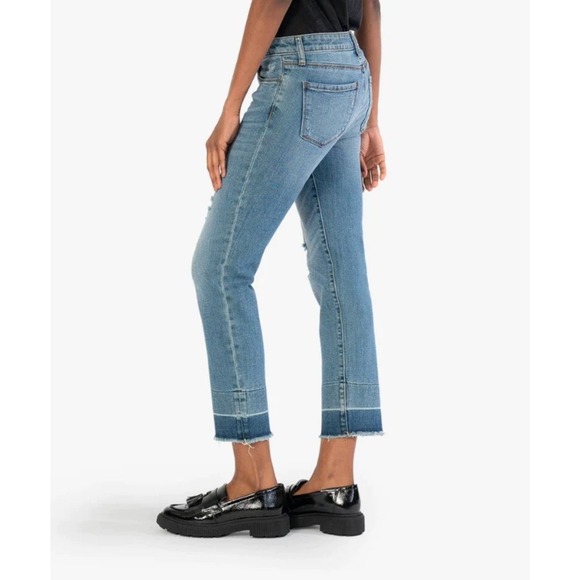 KUT FROM THE KLOTH Reese Ankle Straight Leg Jean - Picture 2 of 10